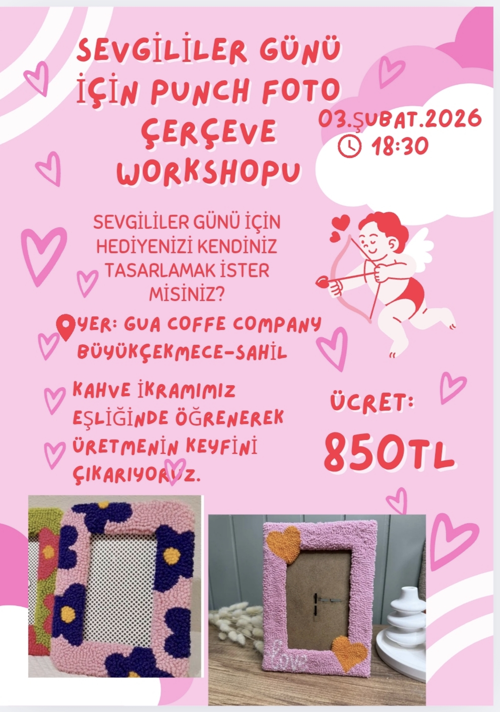 Punchtan Foto Çerçevesi Workshopu