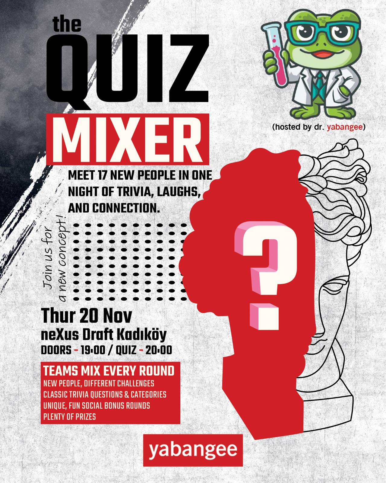 Quiz Mixer #2: Meet 17 New People & Compete! (Kadıköy Series)