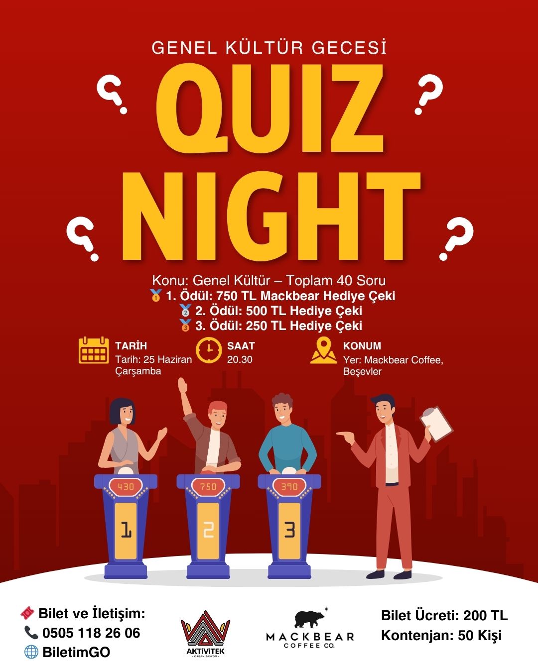 Quiz Night – Genel Kültür Gecesi