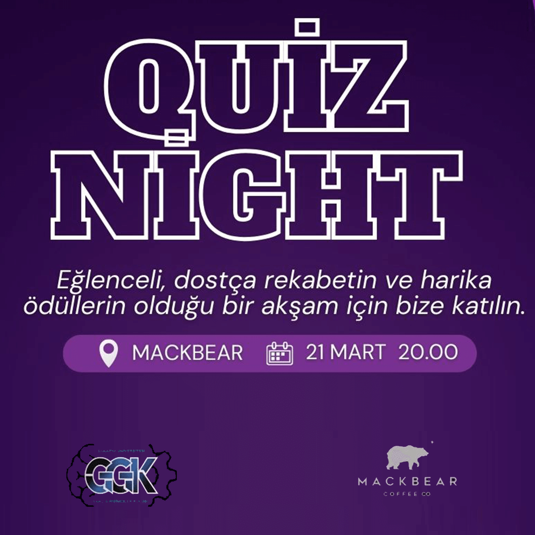 Quiz Night (Mekan Ücretli)