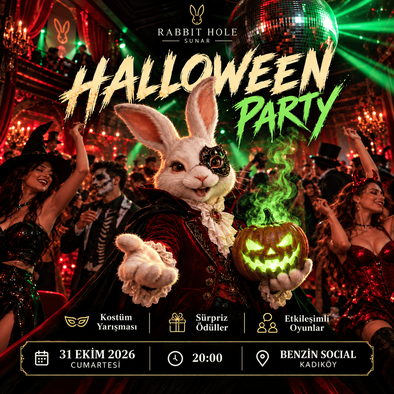 Rabbit Hole Halloween Partisi