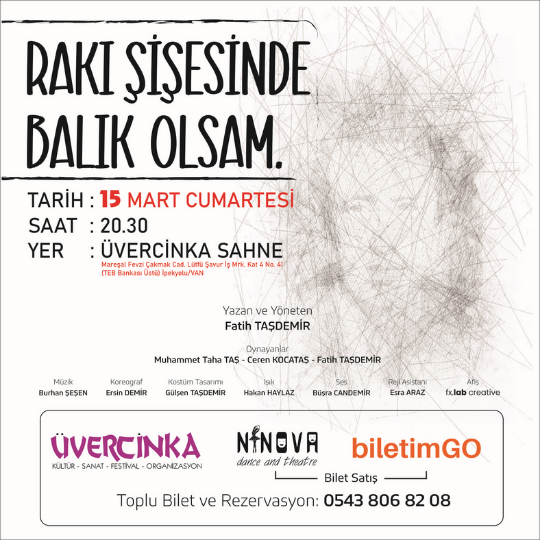 RAKI ŞİŞESİNDE BALIK OLSAM