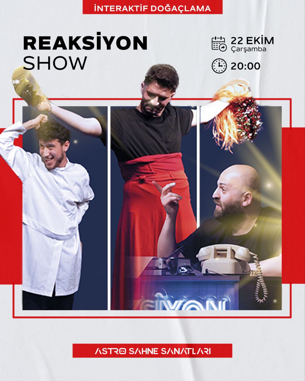 REAKSİYON SHOW-DOĞAÇLAMA TİYATRO GECESİ