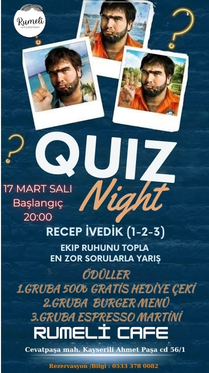 Recep İvedik Quiz Night