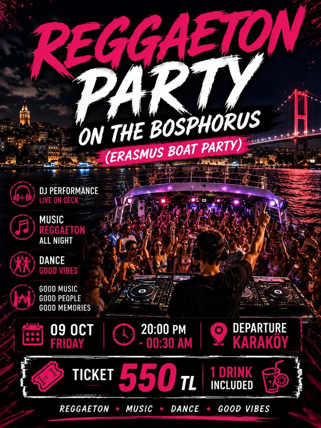 REGGAETTON - ERASMUS BOAT PARTY