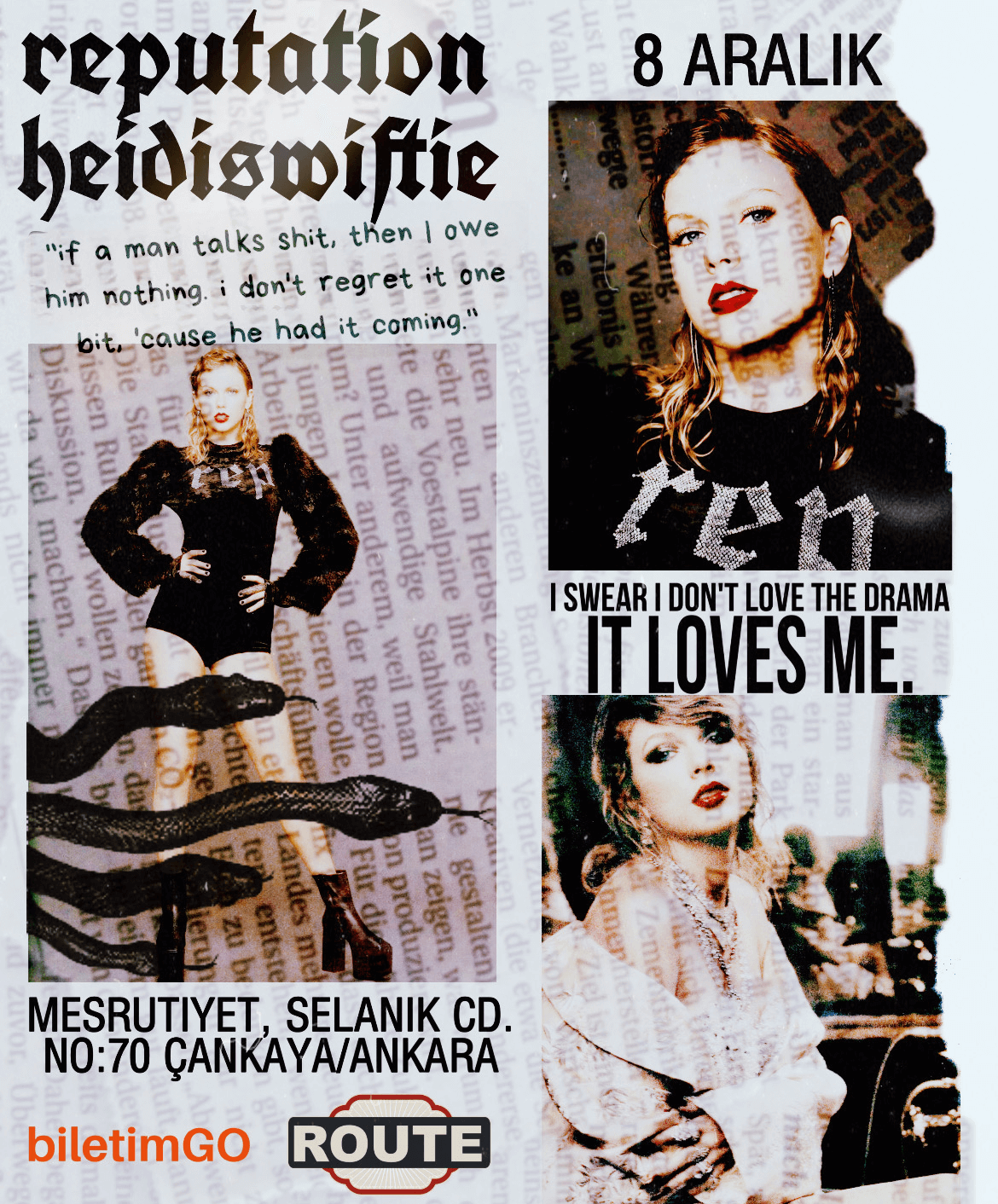 REPUTATION WITH HEIDISWIFTIE