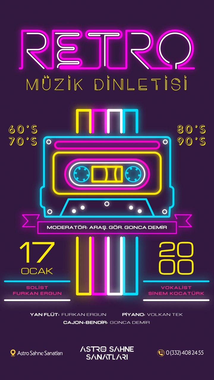 RETRO MÜZİK DİNLETİSİ
