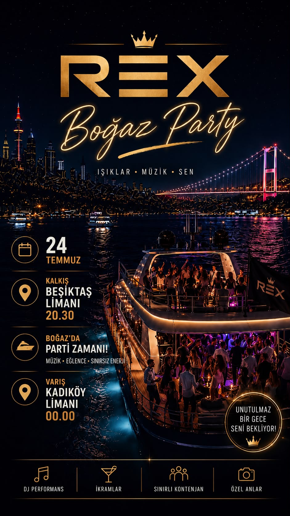 Rex Yacht Party