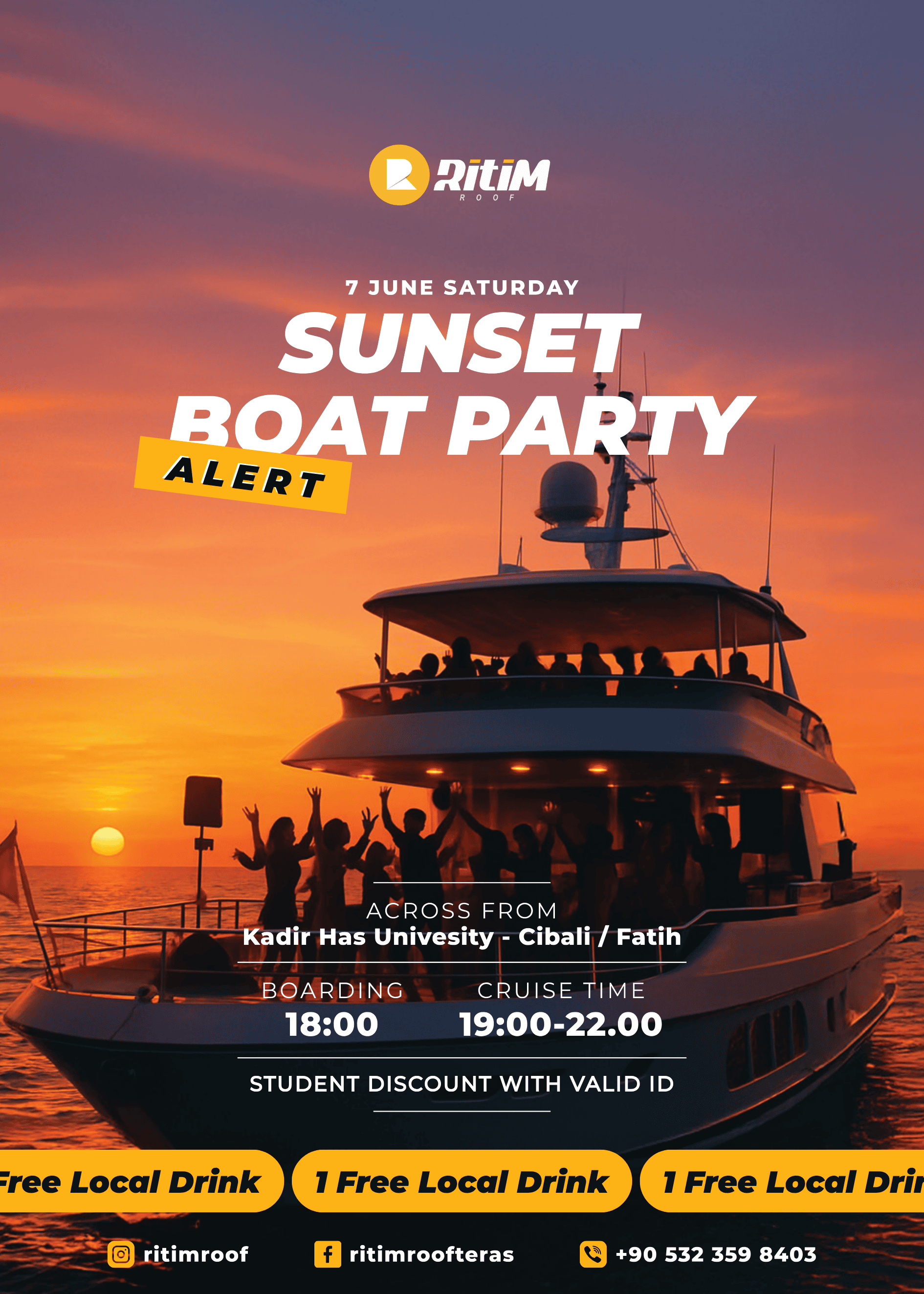 SUNSET BOAT PARTY