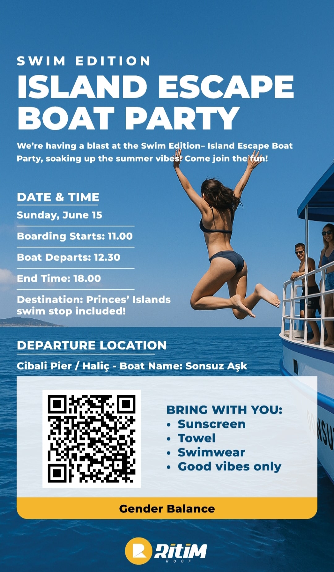 Ritim Swimming Boat Party