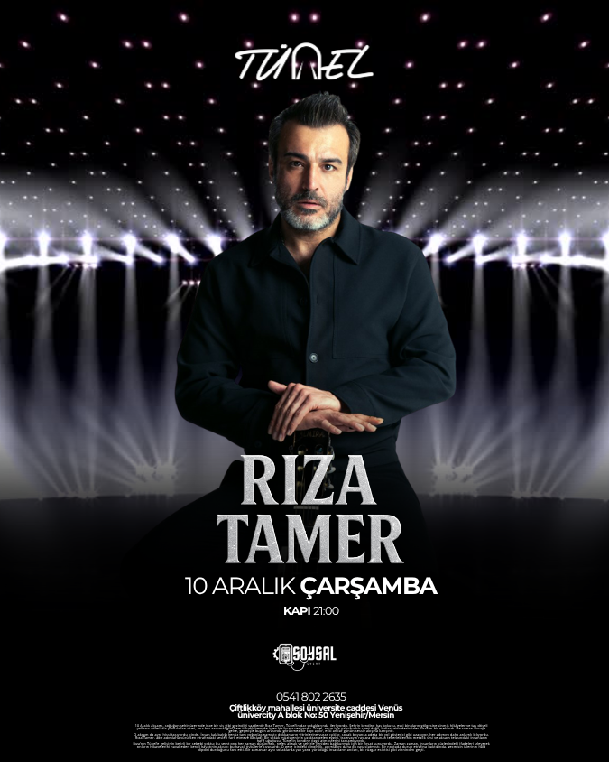 RIZA TAMER MERSİN KONSERİ