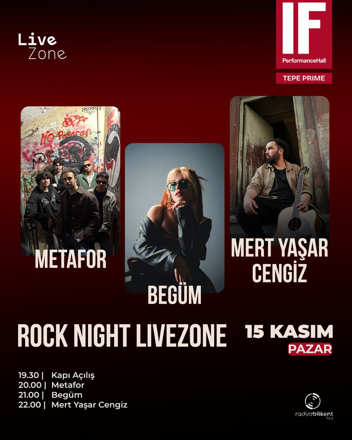 ROCK NIGHT LIVEZONE (IF Performance Tepe Prime)