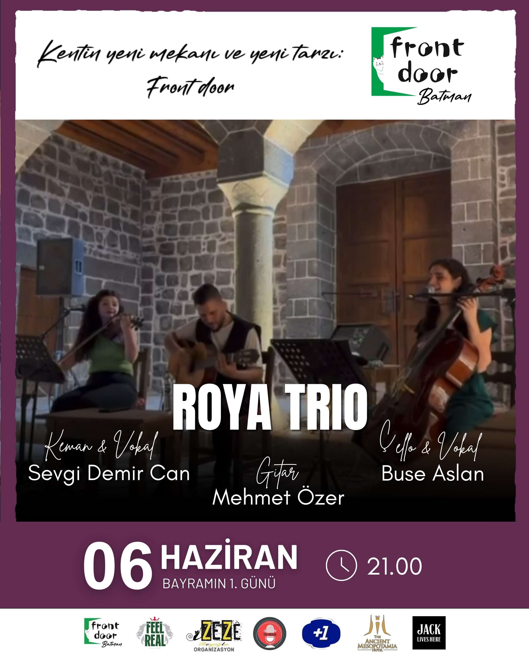 Roya Trio I 6 Haziran I Bayramın 1. Günü