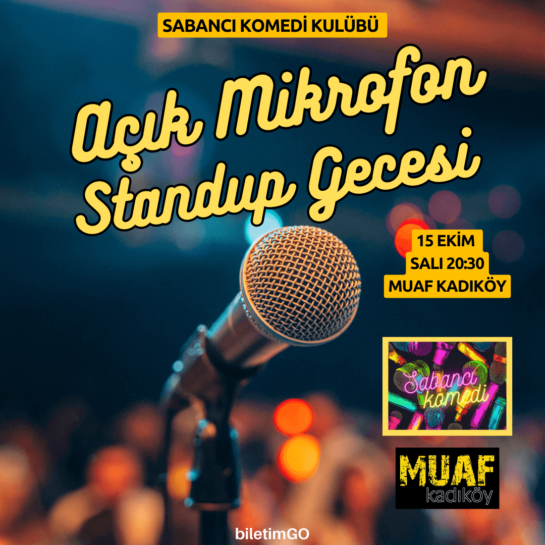 Sabancı Komedi Kulübü - Açık Mikrofon Stand-up