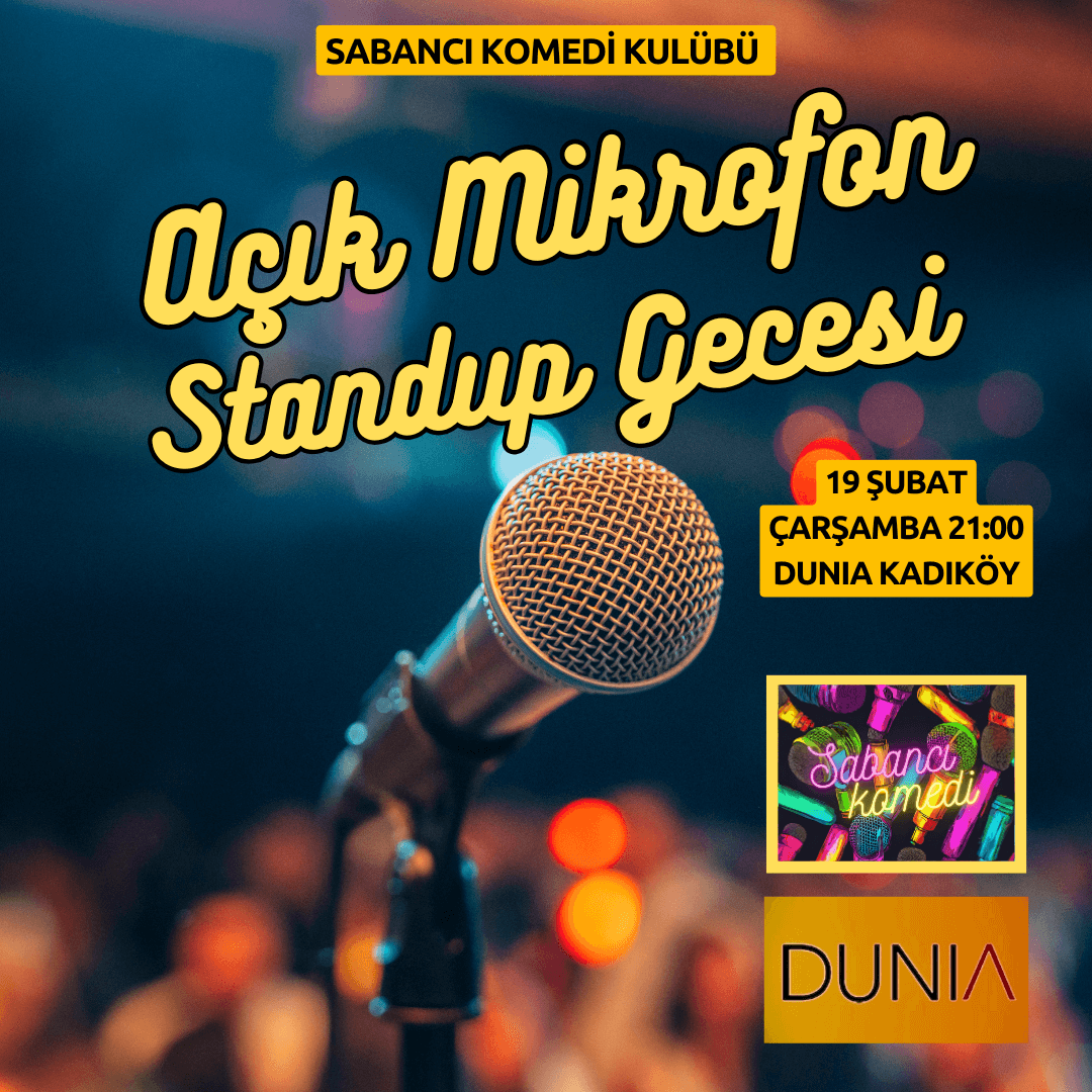 Sabancı Komedi Kulübü - Açık Mikrofon Stand-up Gecesi