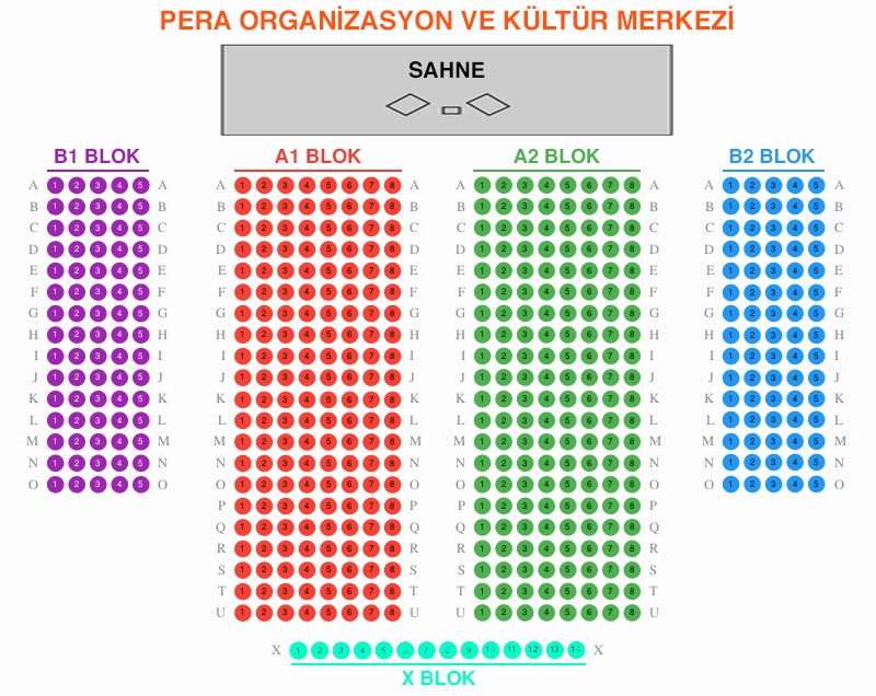 Sabotaj Tiyatro Oyunu - Kuşadası Oturma Planı