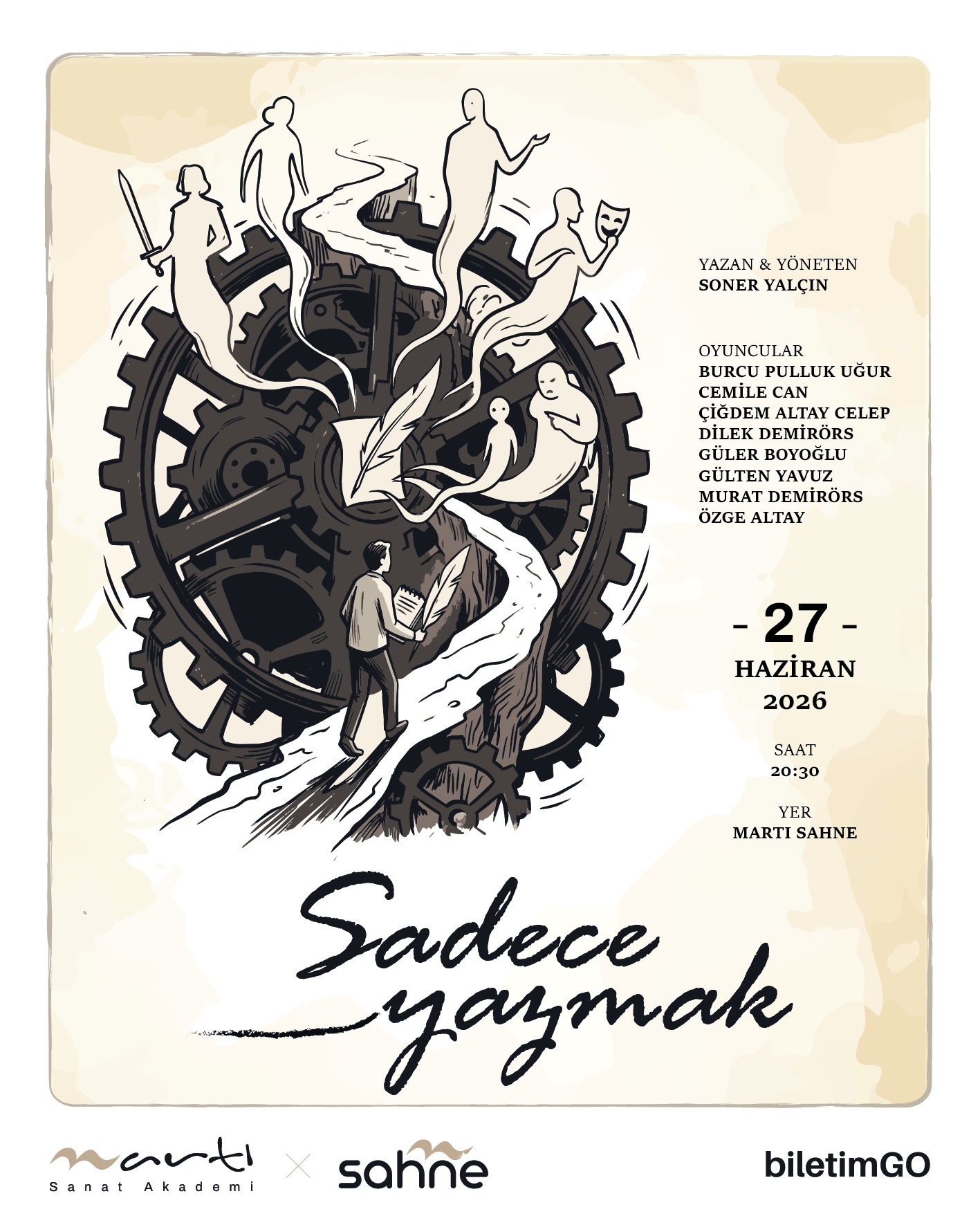 Sadece Yazmak