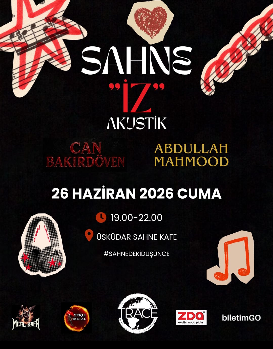 SAHNE İZ AKUSTİK card
