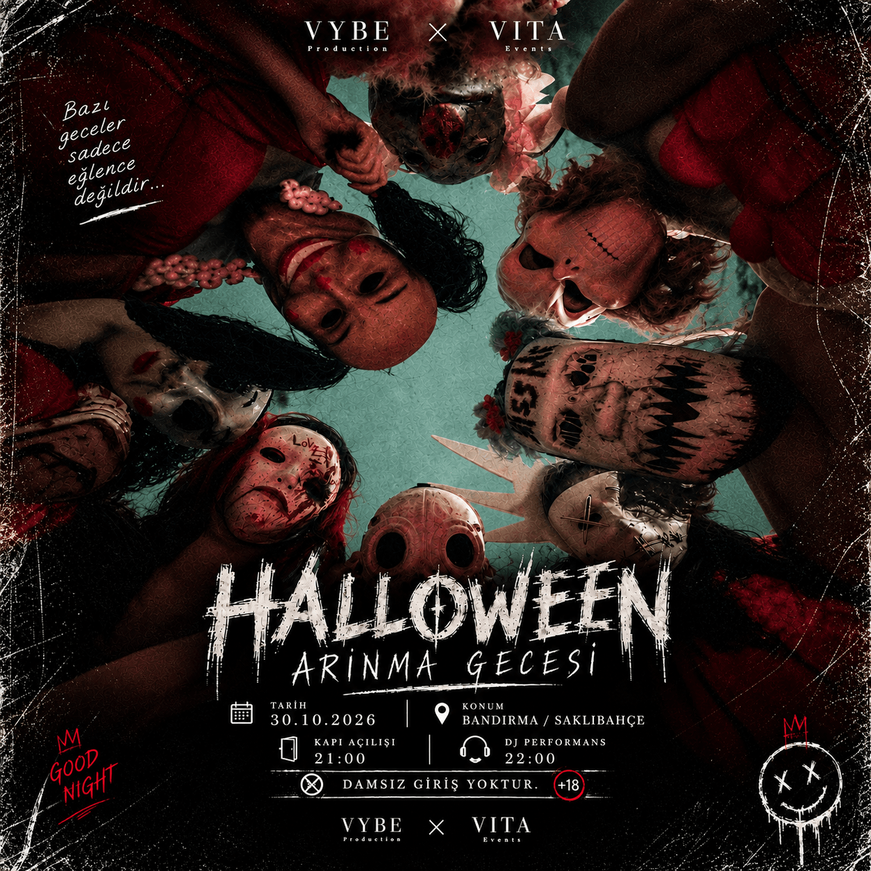 Saklıbahçe Halloween “ARINMA GECESİ”