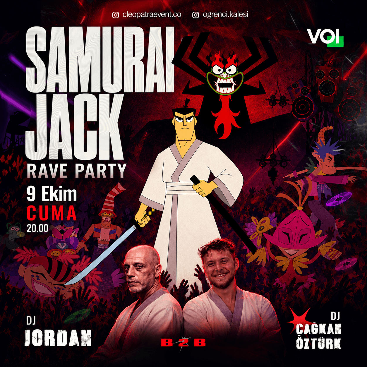 Samurai Jack Rave Party