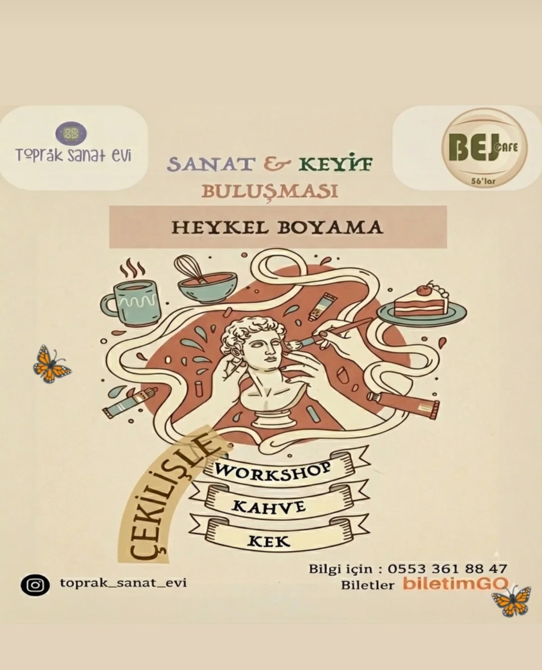 Sanat &Keyf Alçı Boyama Etkinliği