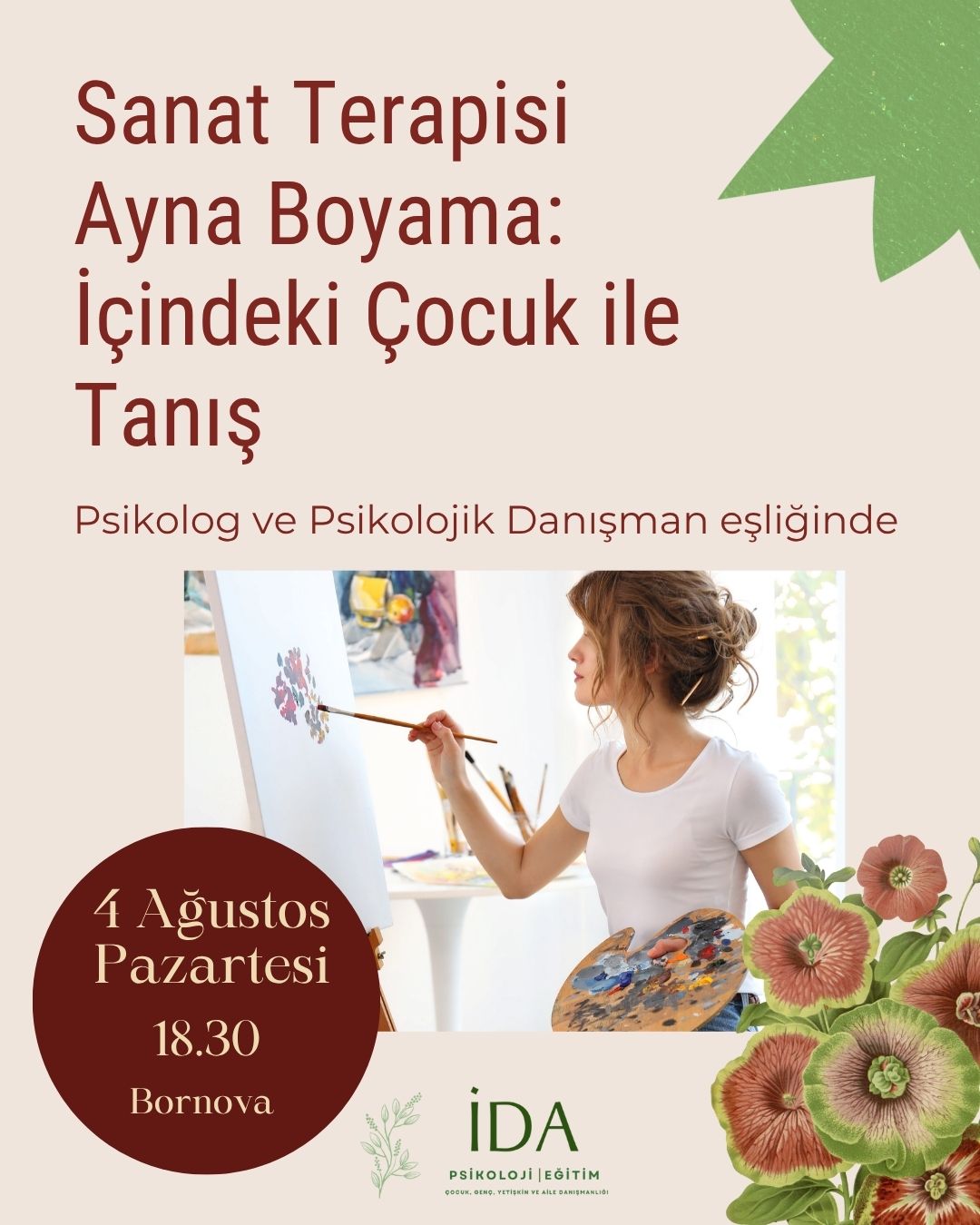 Sanat Terapisi: Ayna Boyama İçindeki Çocuk ile Tanış