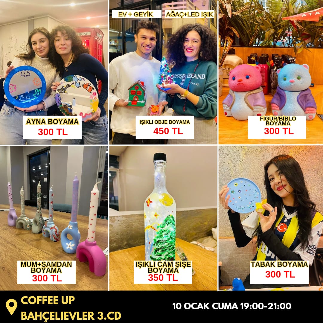 Sanatco Workshop Etkinlikleri Cuma - Bahçelievler