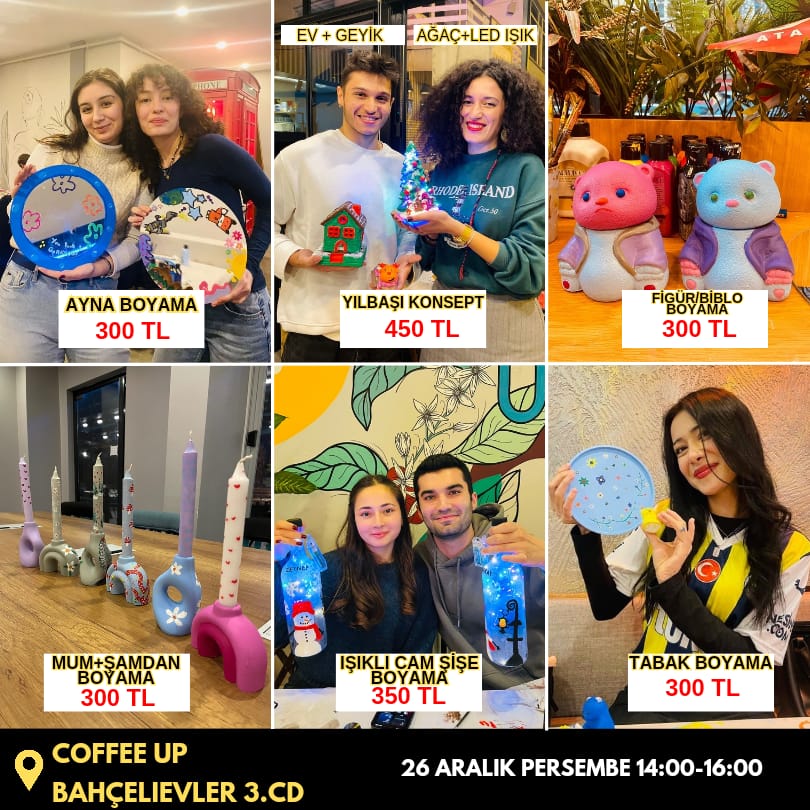 Sanatco Workshop Etkinlikleri Perşembe