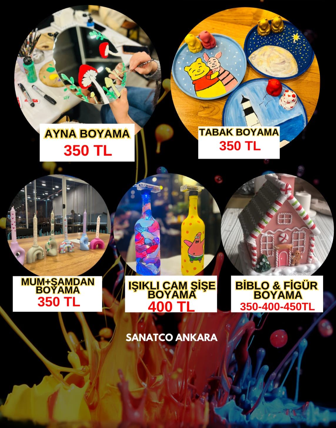 Sanatco Workshop Etkinlikleri Perşembe - Bahçelievler
