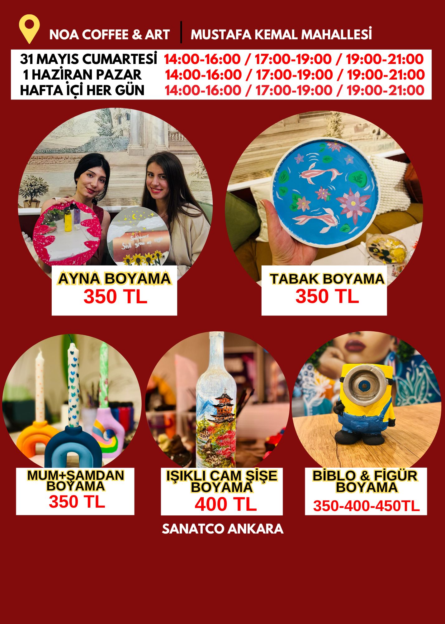 Sanatco Workshop - Noa Coffee Art - Cuma