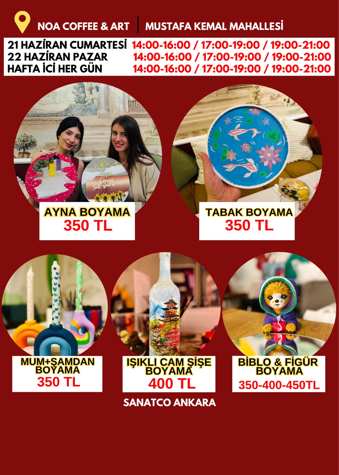 Sanatco Workshop - Noa Coffee Art - Cumartesi