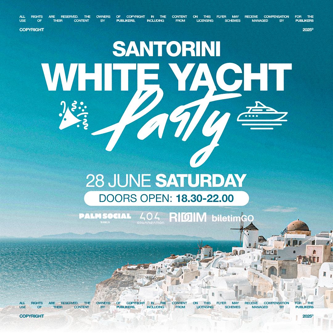 Santorini White Yacht Party