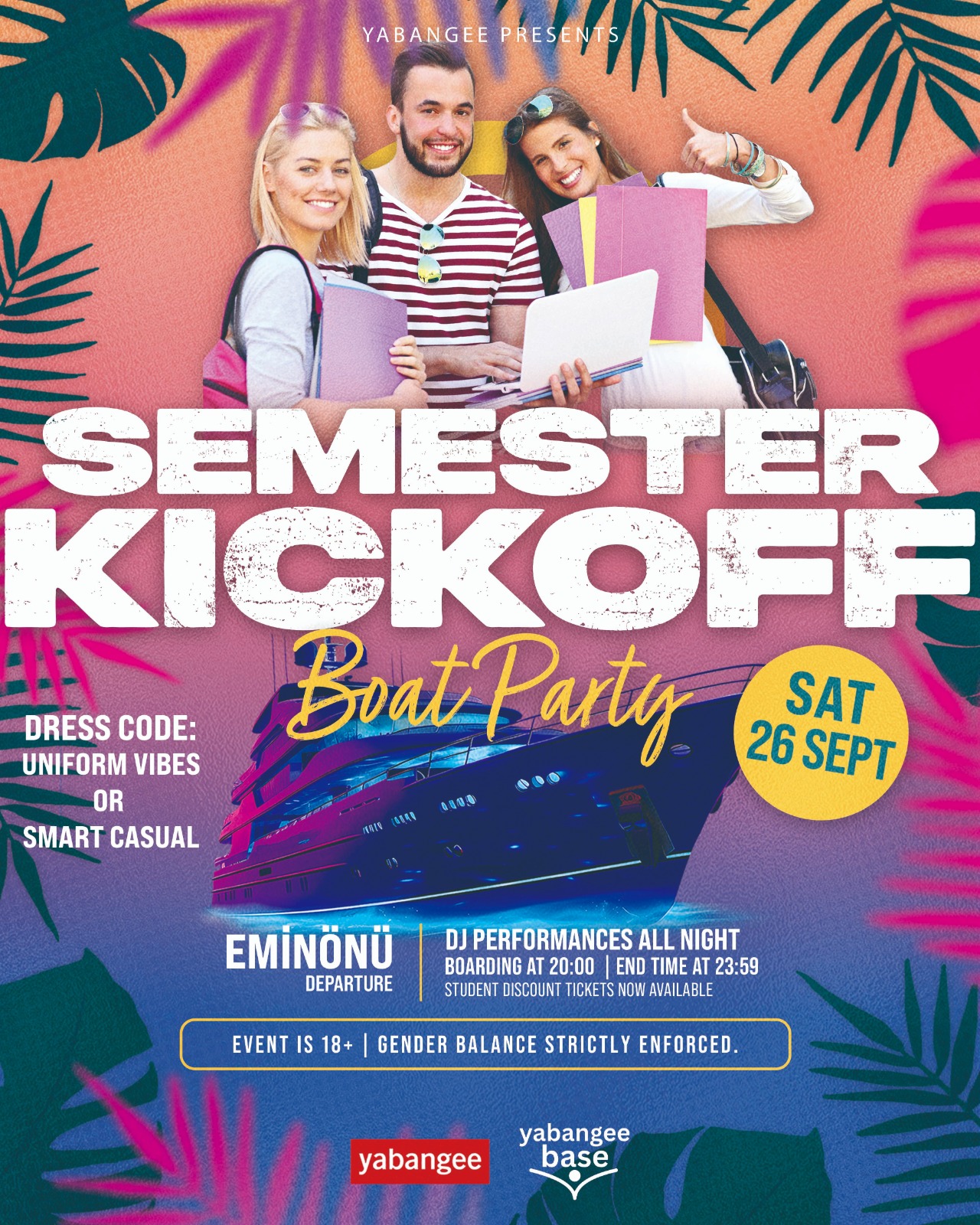Semester Kickoff Boat Party