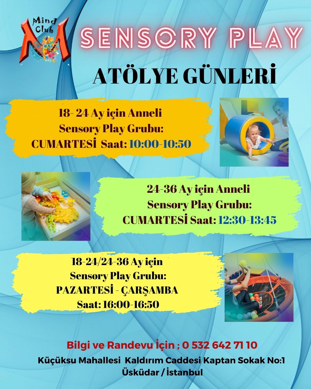 Sensory Play (Duyusal Oyun Atölyesi)