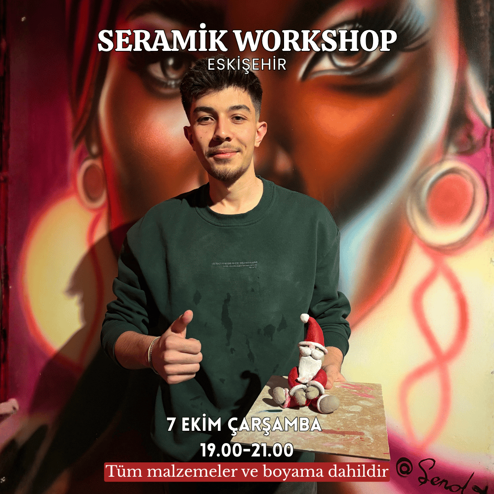 Seramik Workshop etkinlik afişi