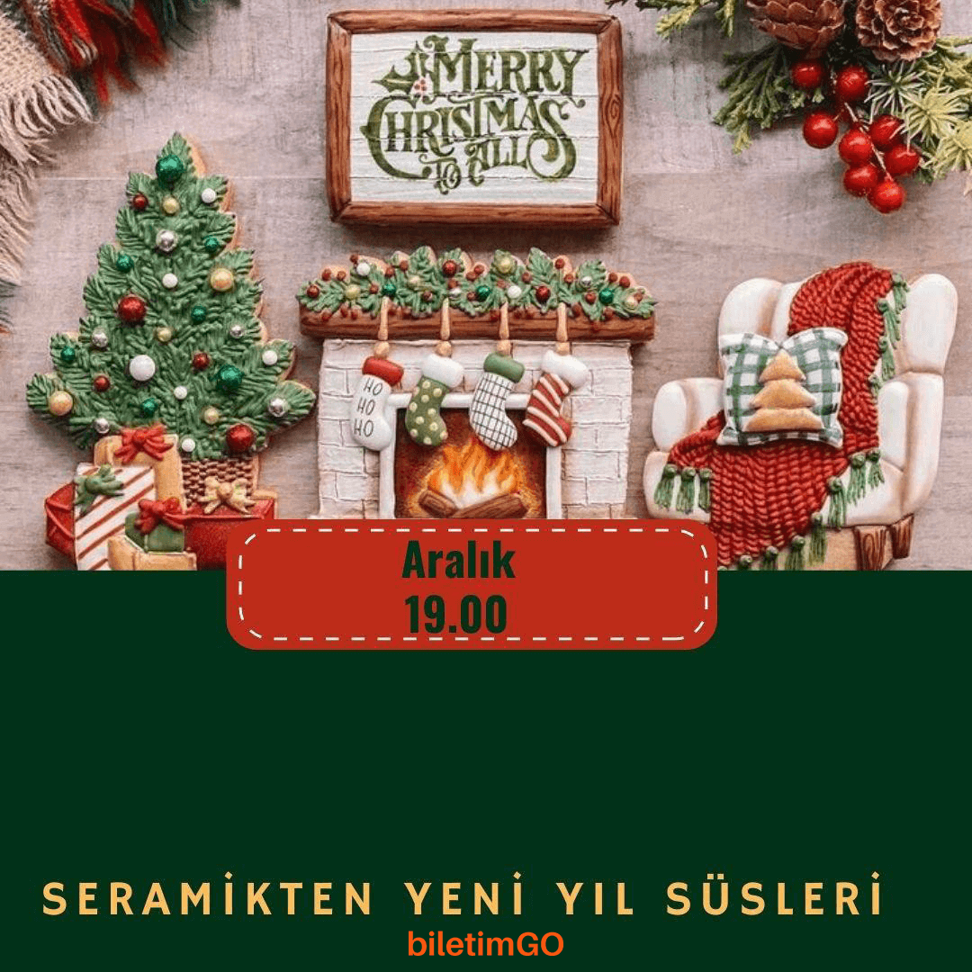 Seramikten Yeni Yıl Süsleri