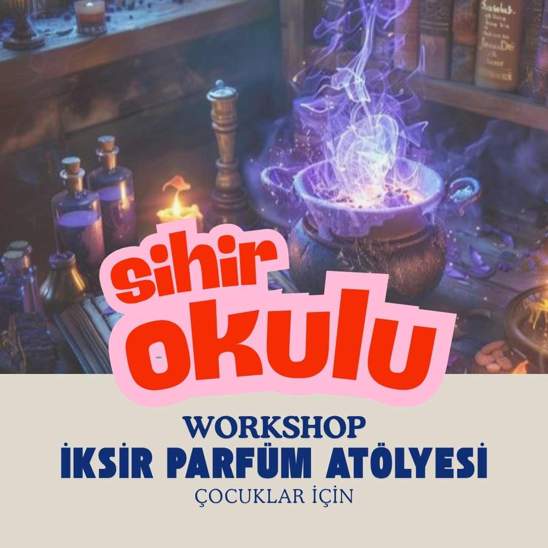 Sihir okulu konseptli iksir parfüm atölyesi (çocuklar için)