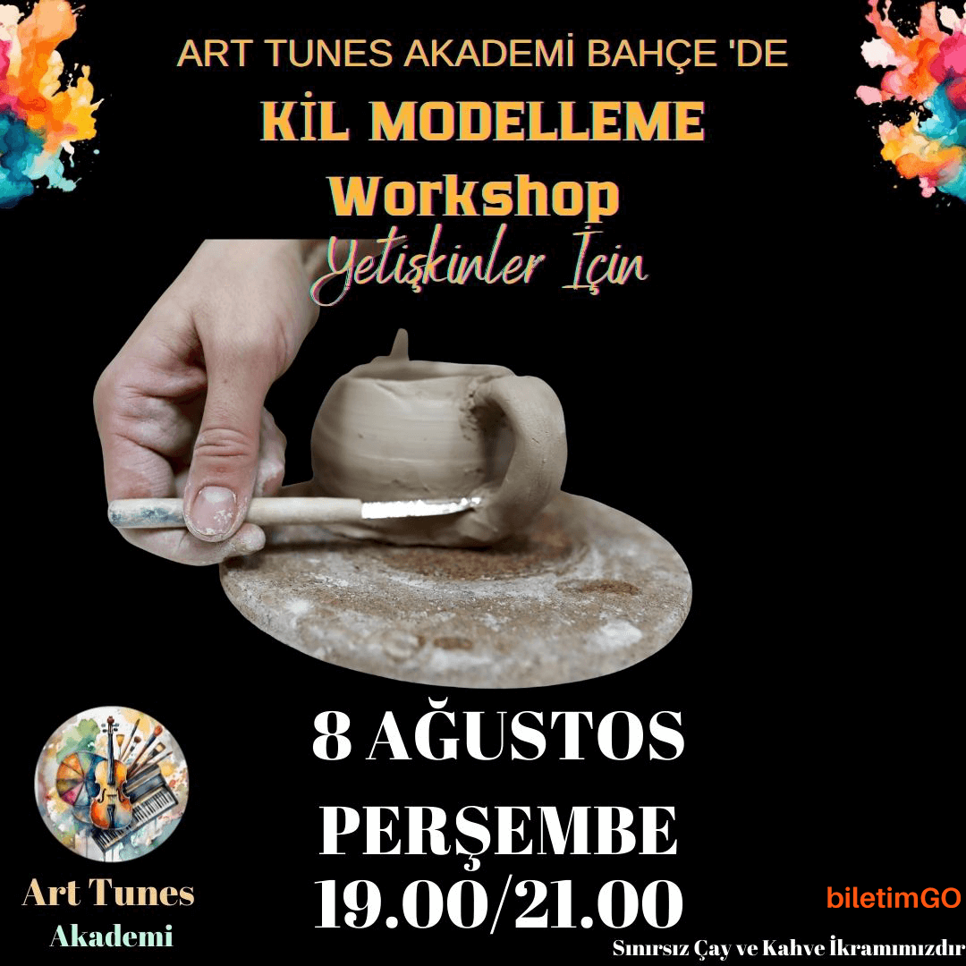 Sınırsız Çay ve Kahve Eşliğinde Kil Modelleme Workshop