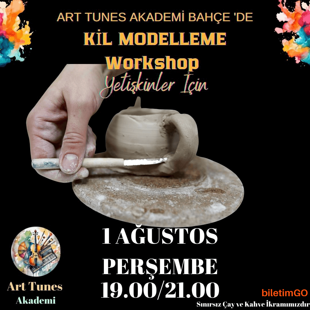 Sınırsız Çay ve Kahve Eşliğinde Kil Modelleme Workshop