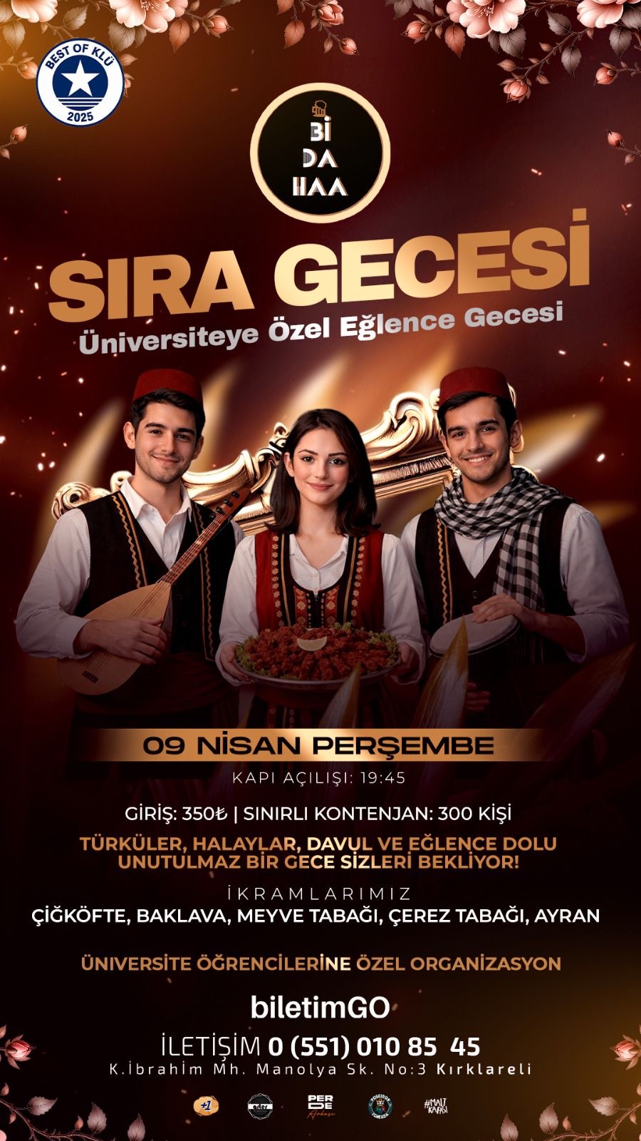 SIRA GECESİ ÜNİ ÖZEL