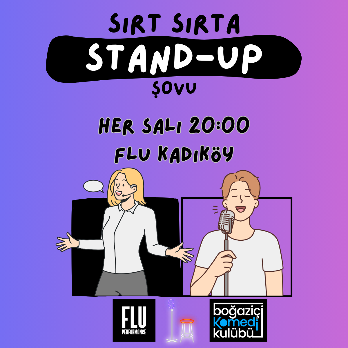 Sırt Sırta Stand-up: Doruk Kaparlar & Nebiye Arı