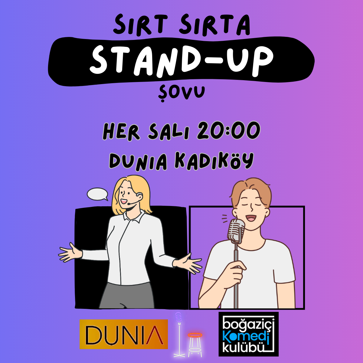 Sırt Sırta Stand-up: Emre Aydın & Okan Değirmenci