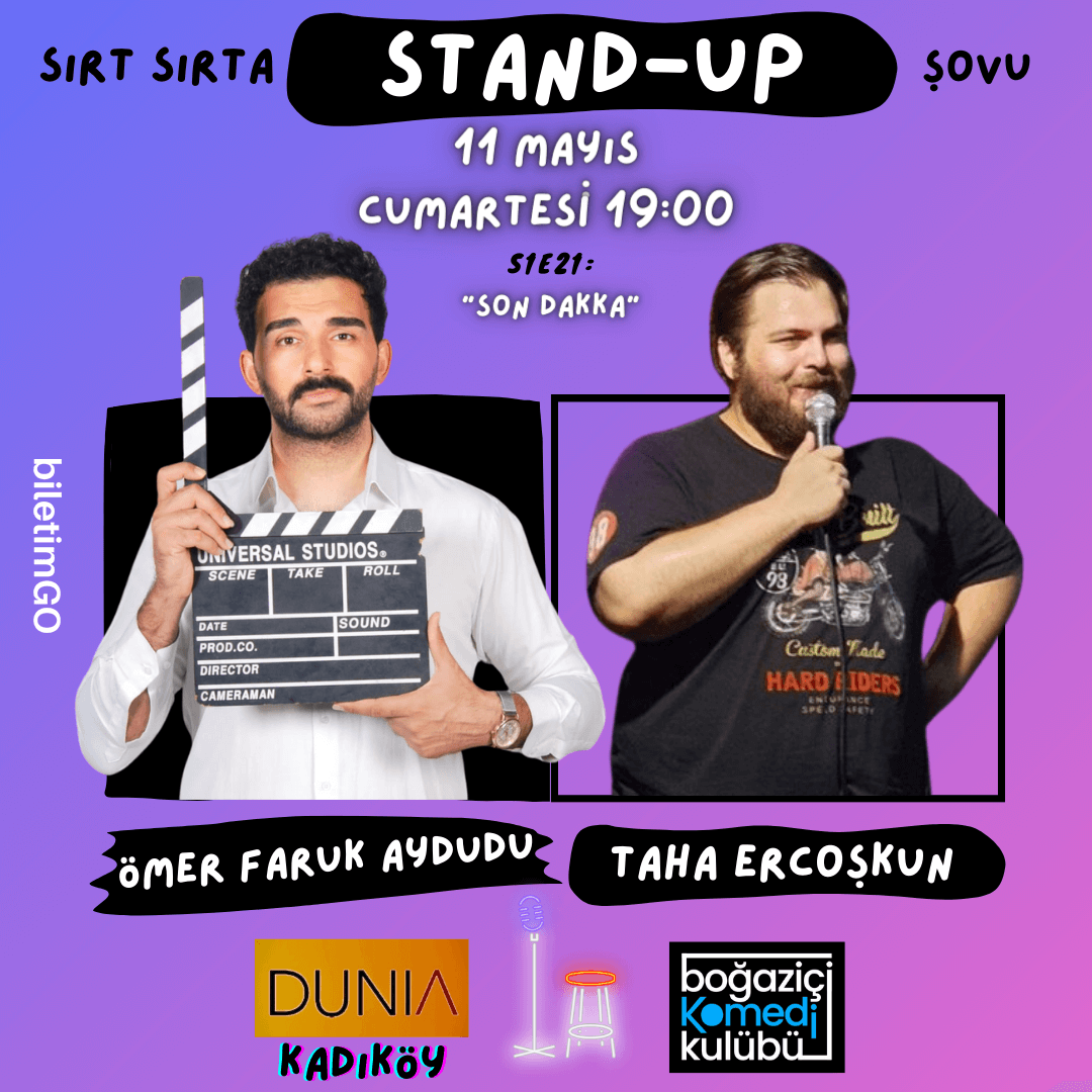 Sırt Sırta Stand-up: Ömer Faruk Aydudu & Taha Ercoşkun