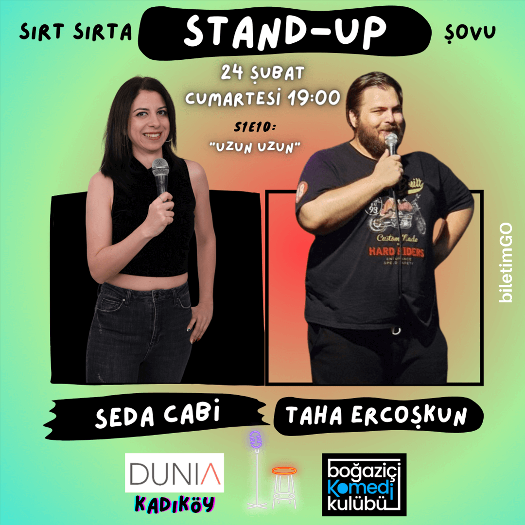 Sırt Sırta Stand-up: Seda Cabi & Taha Ercoşkun
