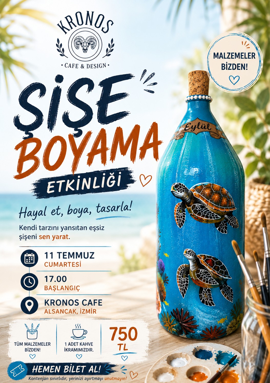 ŞİŞE BOYAMA WORKSHOP