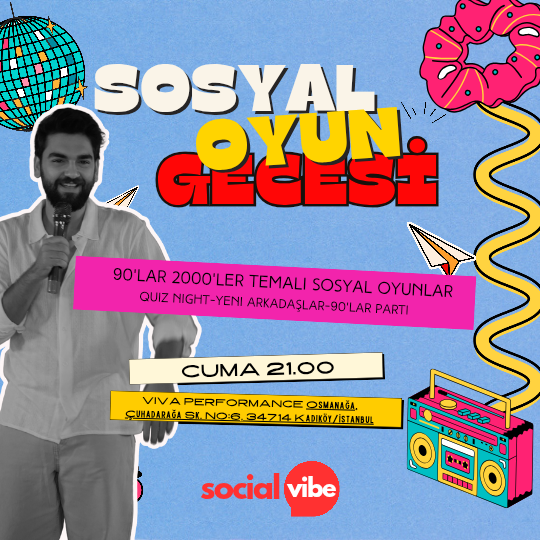 Sosyal Oyun Gecesi 90'lar 2000'ler