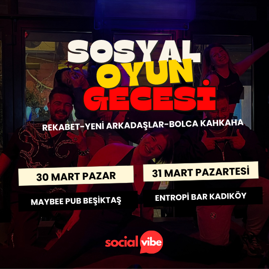 Sosyal Oyun Gecesi Pazartesi