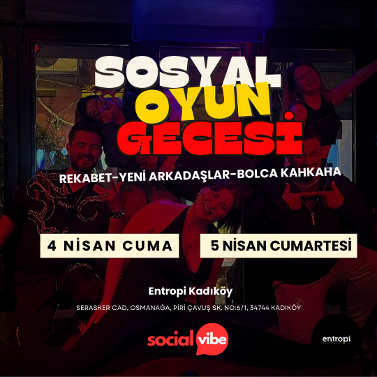Sosyal Oyun Gecesi Cuma