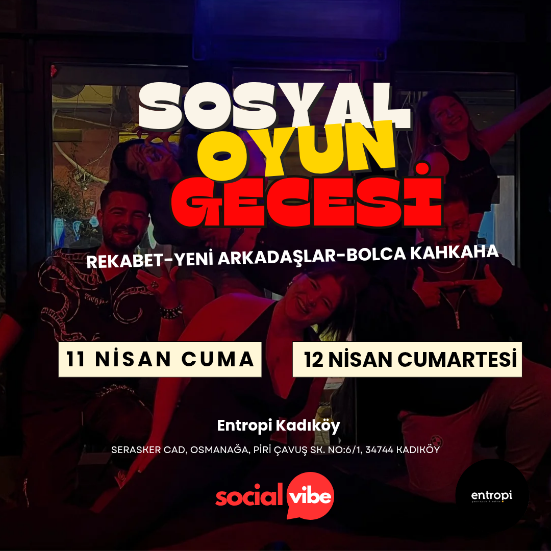 Sosyal Oyun Gecesi Cuma