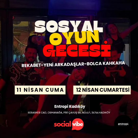 Sosyal Oyun Gecesi Cumartesi
